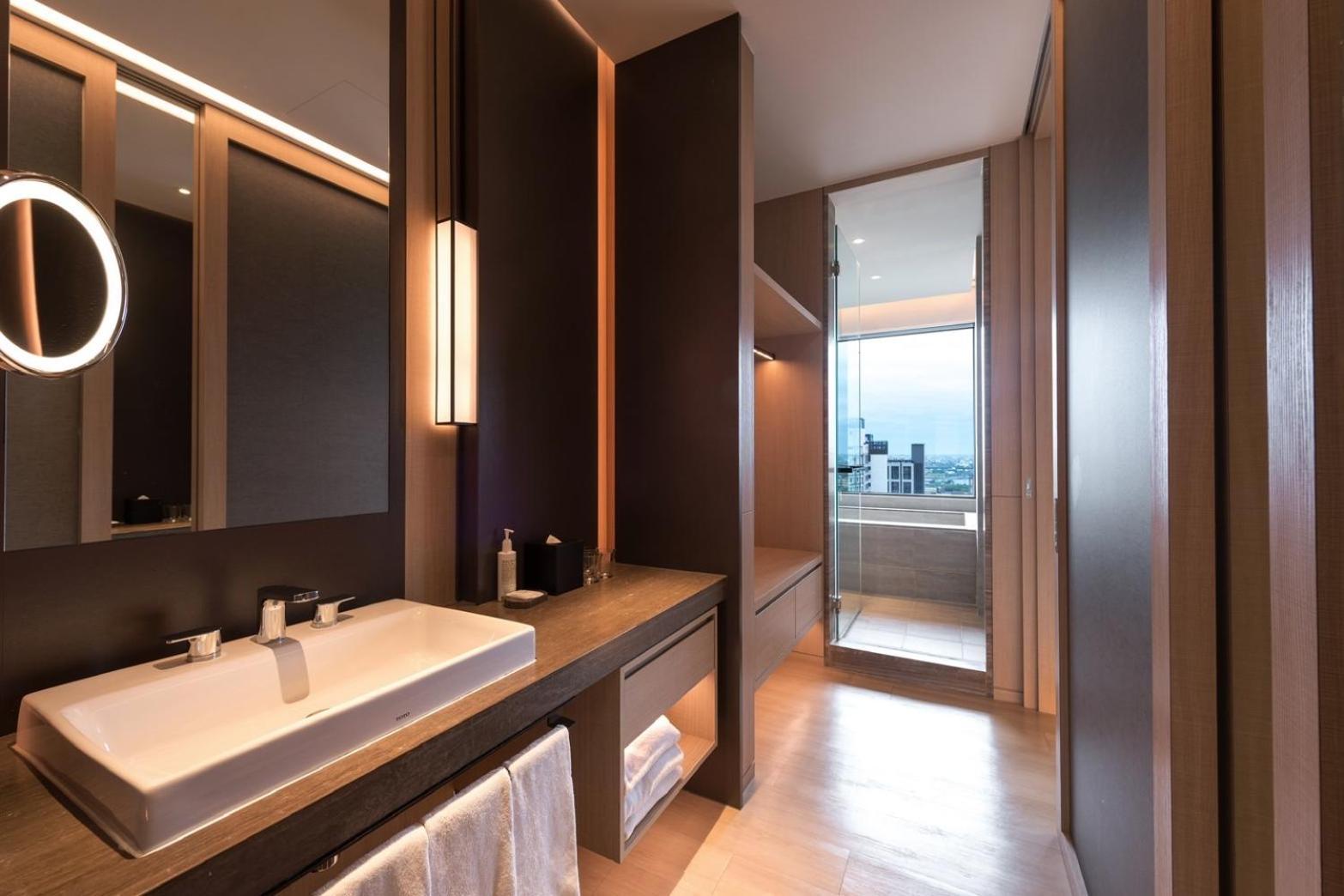 Mu Jiaoxi Hotel Exteriér fotografie Bathroom