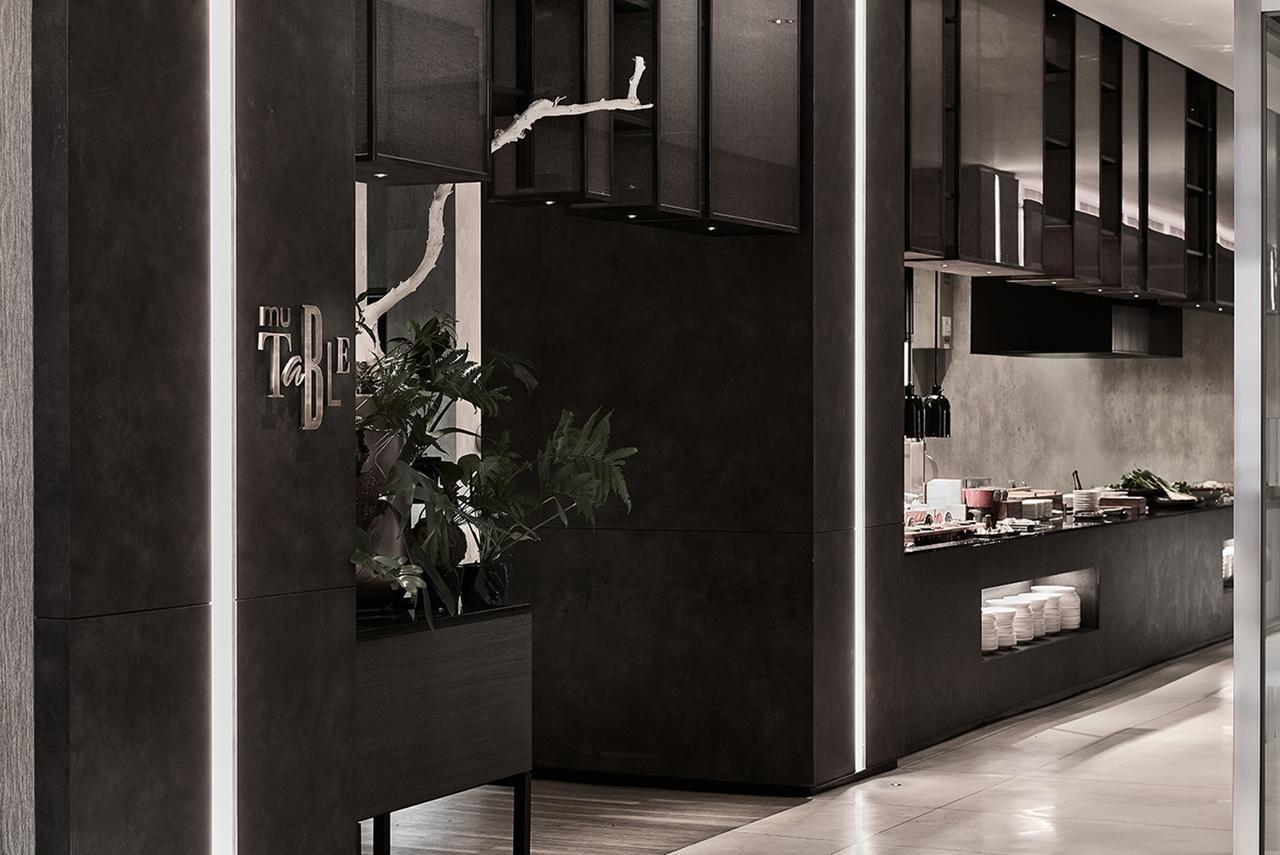 Mu Jiaoxi Hotel Exteriér fotografie The kitchen at the restaurant